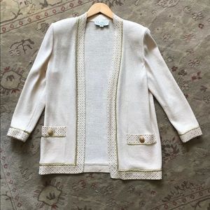 Vintage Rare St Saint John Gold Embellished Jacket